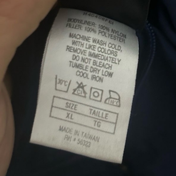 Nike Reversible 90’s Vintage puffy big logo swoosh mens jacket unisex size XL - Picture 14 of 16